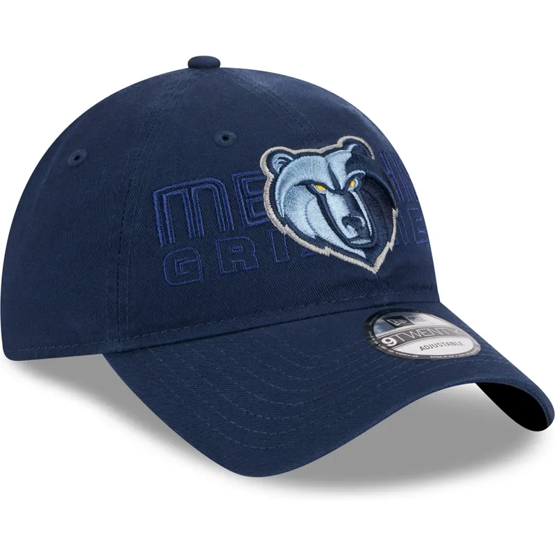 epci-curbata-bleumarin-reglabila-9twenty-draft-edition-2023-de-memphis-grizzlies-nba-de-new-era