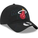 cappellino-curvo-nero-regolabile-9twenty-draft-edition-2023-di-miami-heat-nba-di-new-era