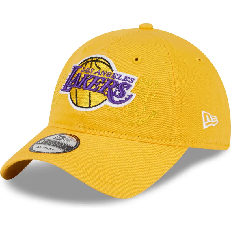 epci-curbata-galben-reglabila-9twenty-draft-edition-2023-de-los-angeles-lakers-nba-de-new-era