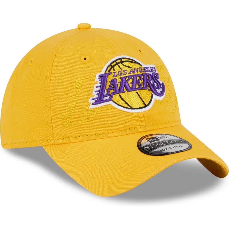 epci-curbata-galben-reglabila-9twenty-draft-edition-2023-de-los-angeles-lakers-nba-de-new-era