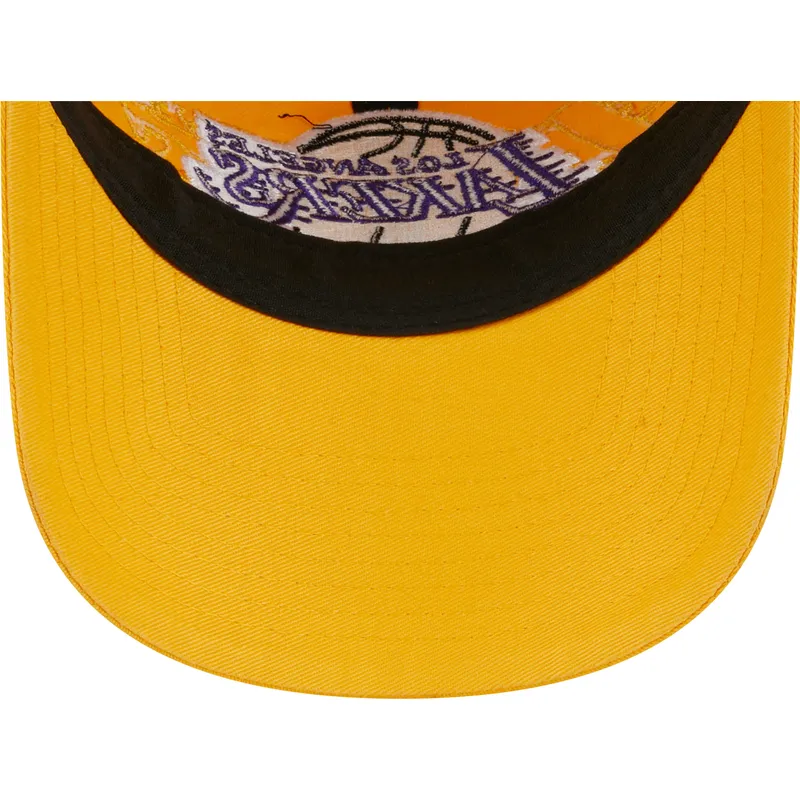 epci-curbata-galben-reglabila-9twenty-draft-edition-2023-de-los-angeles-lakers-nba-de-new-era