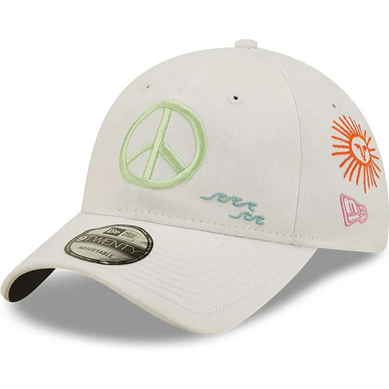 epci-curbata-alb-reglabila-9twenty-washed-graphic-de-new-era