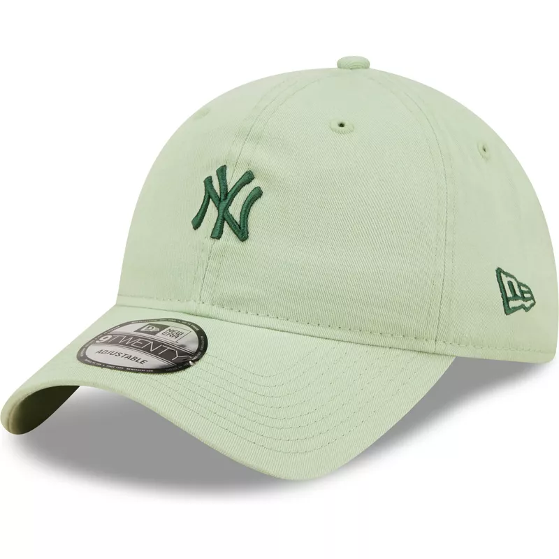 New Era Curved Brim Green Logo 9TWENTY Mini Logo New York Yankees
