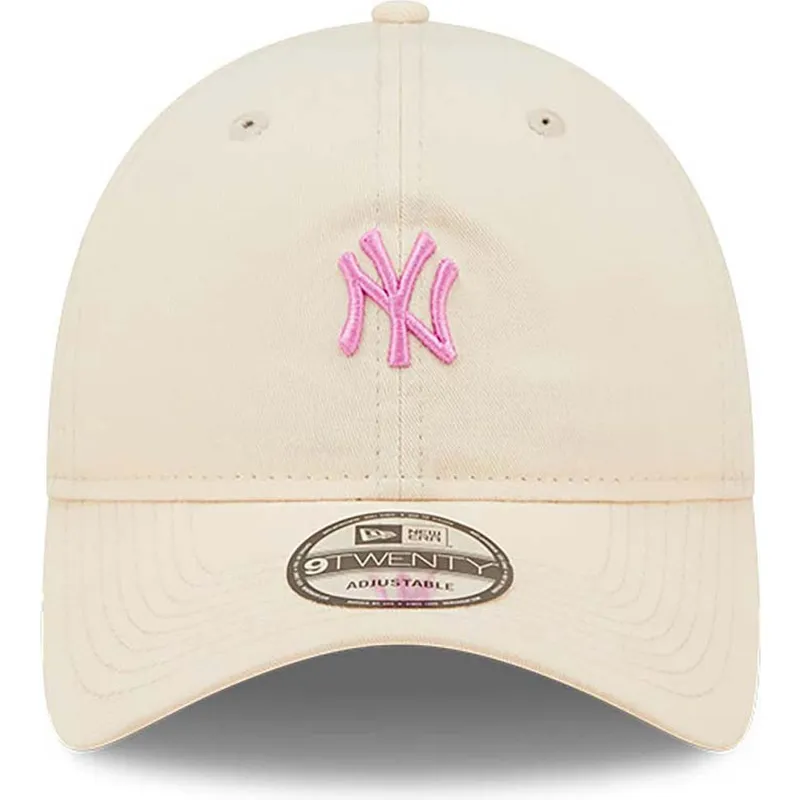 cap-curbata-pink-adjustable-strap-claro-9twenty-mini-de-new-york-yankees-mlb-de-new-era