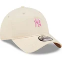 cap-curbata-pink-adjustable-strap-claro-9twenty-mini-de-new-york-yankees-mlb-de-new-era