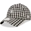 epci-curbata-negru-reglabila-9twenty-gingham-de-new-york-yankees-mlb-de-new-era