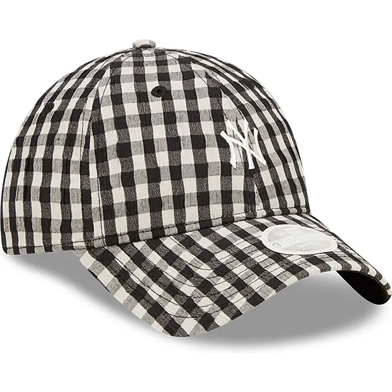 cap-curbata-black-adjustable-strap-9twenty-gingham-de-new-york-yankees-mlb-de-new-era