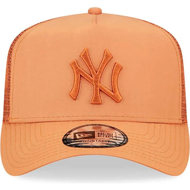 epci-curbata-maro-snapback-a-frame-tech-ripstop-de-new-york-yankees-mlb-de-new-era