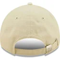 new-era-curved-brim-9twenty-herringbone-beige-adjustable-cap