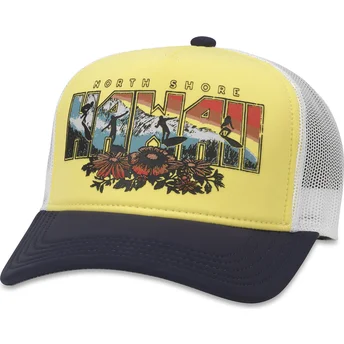 Șepci curbată camionagiu galben snapback , Hawaii North Shore Riptide Valin de American Needle