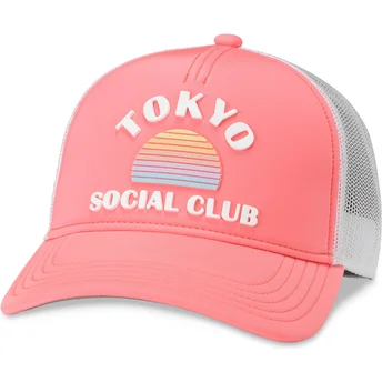 Șepci curbată roz snapback Social Club Riptide Valin de American Needle