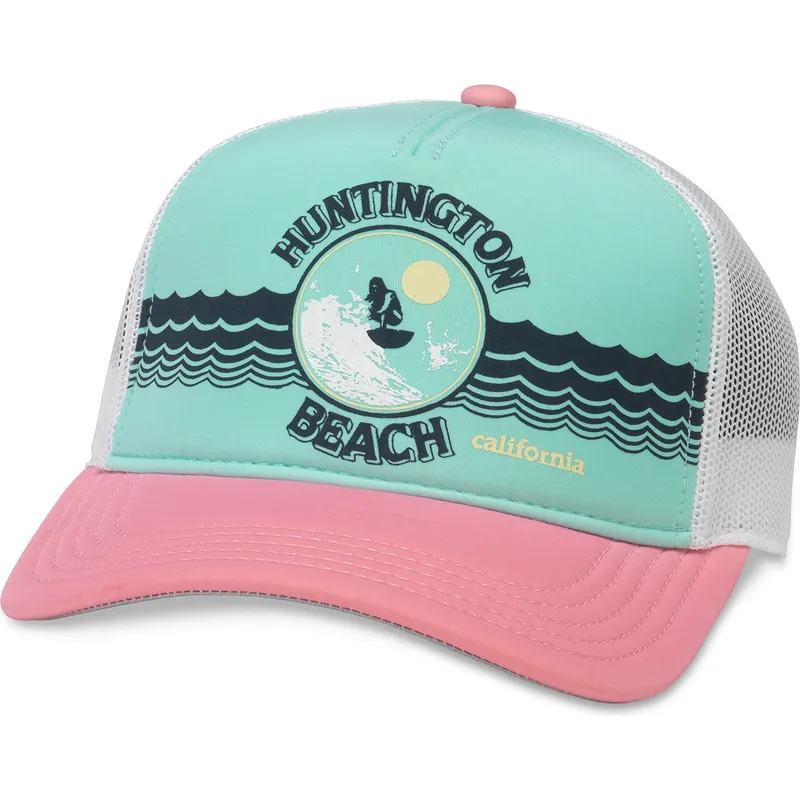 grune-weisse-und-rosa-trucker-snapback-kappe-huntington-beach-california-riptide-valin-von-american-needle