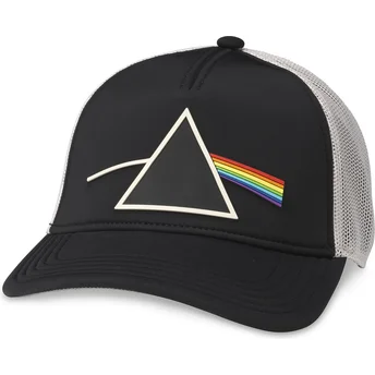 Czarna i biała czapka trucker snapback Pink Floyd Riptide Valin od American Needle
