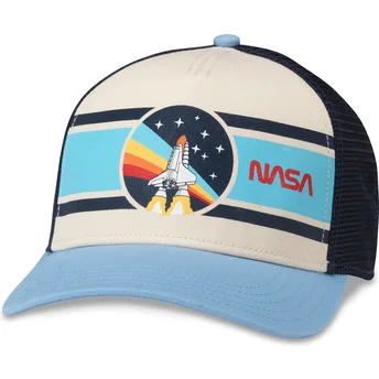 American Needle NASA Sinclair Snapback Trucker Cap in...