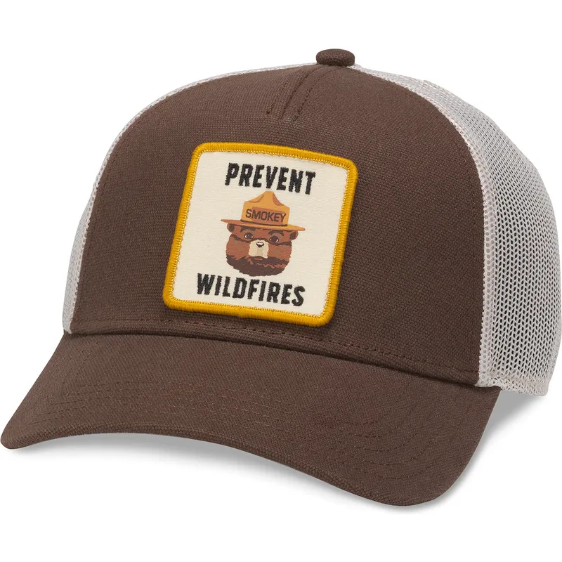 braune-und-weisse-trucker-snapback-kappe-smokey-bear-valin-von-american-needle