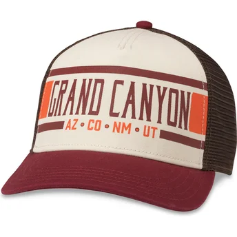 Beige-braune Trucker-Cap Snapback Grand Canyon National Park Sinclair von American Needle