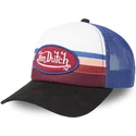 casquette-trucker-bleue-rouge-et-noire-ban-blu-von-dutch