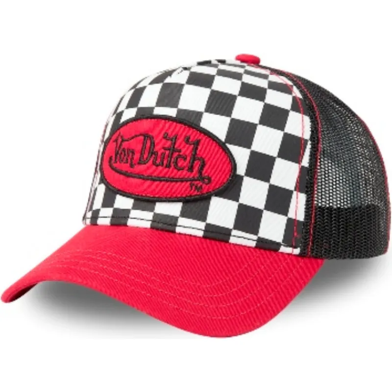epci-curbata-negru-snapback-squ-red-de-von-dutch