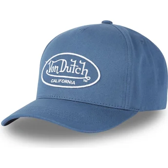 Justerbar blå böjd keps LOF C5 från Von Dutch