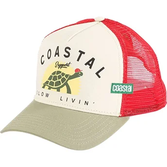 Cap curbată multicolor snapback de Coastal