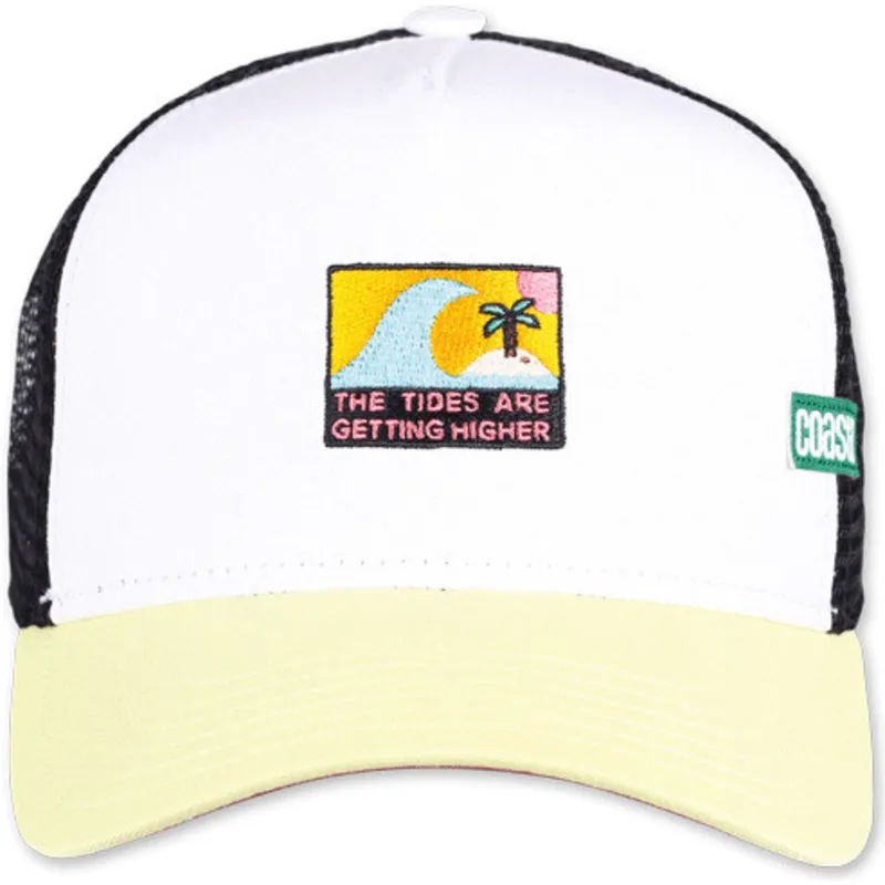 gorra-trucker-vit-och-gul-the-tides-are-getting-higher-hft-fran-coastal