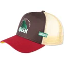 braune-und-rote-trucker-kappe-it-is-easy-being-green-hft-von-coastal