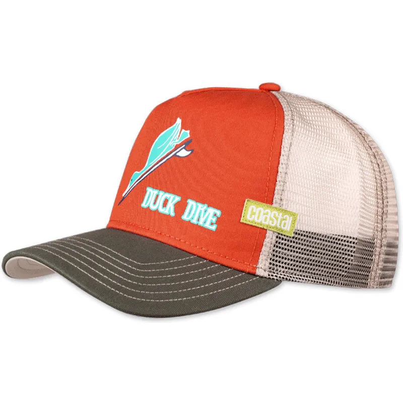 epci-curbata-portocaliu-snapback-duck-dive-hft-de-coastal