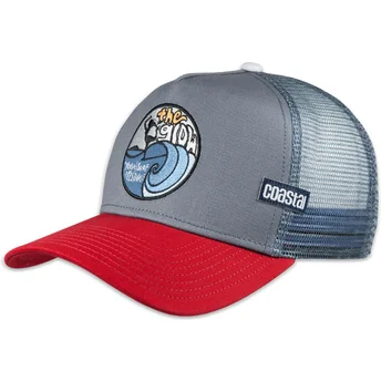 Șepci curbată camionagiu gri snapback The Glow HFT de Coastal