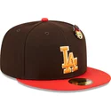 epci-plata-maro-fitted-59fifty-the-elements-fire-pin-de-los-angeles-dodgers-mlb-de-new-era