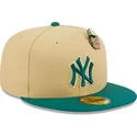 epci-plata-bej-fitted-59fifty-the-elements-earth-pin-de-new-york-yankees-mlb-de-new-era
