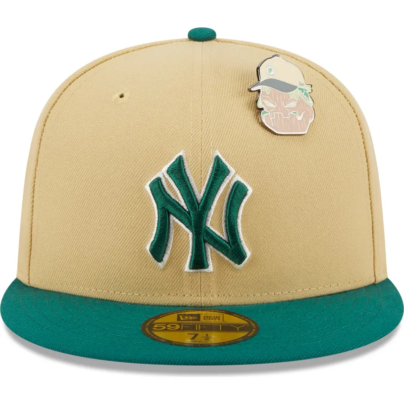 epci-plata-bej-fitted-59fifty-the-elements-earth-pin-de-new-york-yankees-mlb-de-new-era