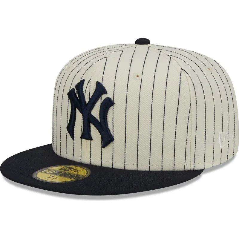 epci-plata-bej-fitted-59fifty-retro-script-de-new-york-yankees-mlb-de-new-era