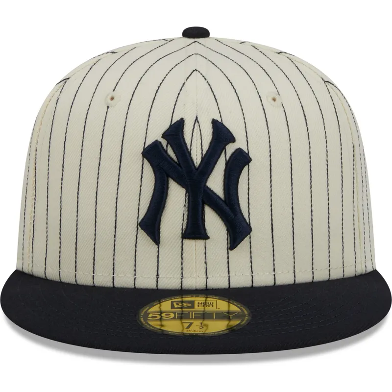 epci-plata-bej-fitted-59fifty-retro-script-de-new-york-yankees-mlb-de-new-era
