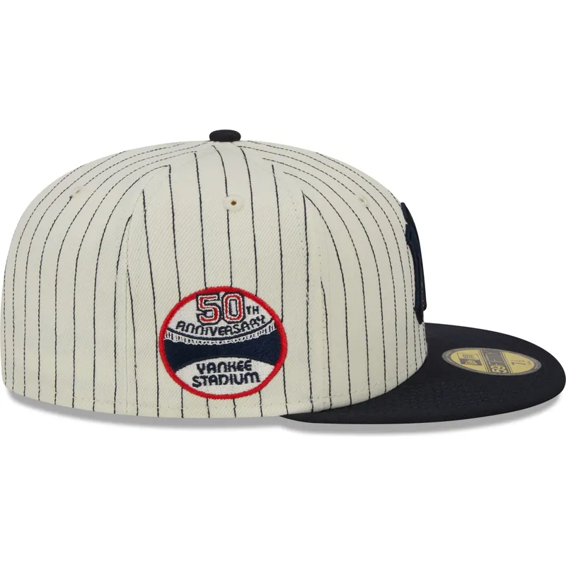 epci-plata-bej-fitted-59fifty-retro-script-de-new-york-yankees-mlb-de-new-era