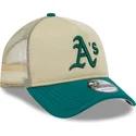 epci-curbata-bej-snapback-9forty-a-frame-all-day-de-oakland-athletics-mlb-de-new-era