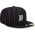 granatowa-plaska-czapka-snapback-9fifty-pinstripe-visor-clip-detroit-tigers-mlb-new-era