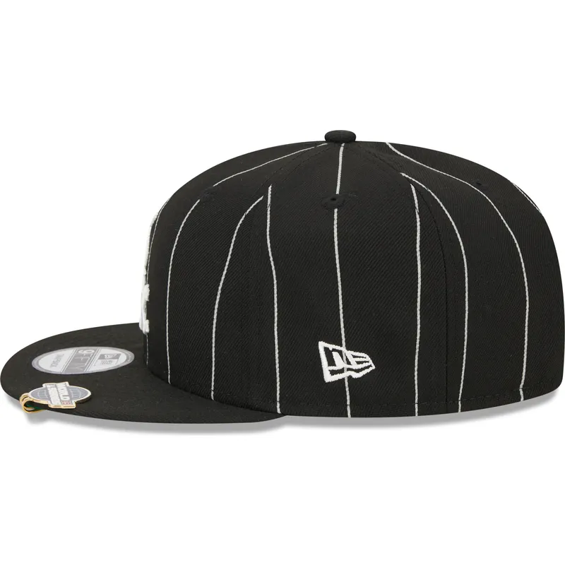 epci-plata-negru-snapback-9fifty-pinstripe-visor-clip-de-chicago-white-sox-mlb-de-new-era