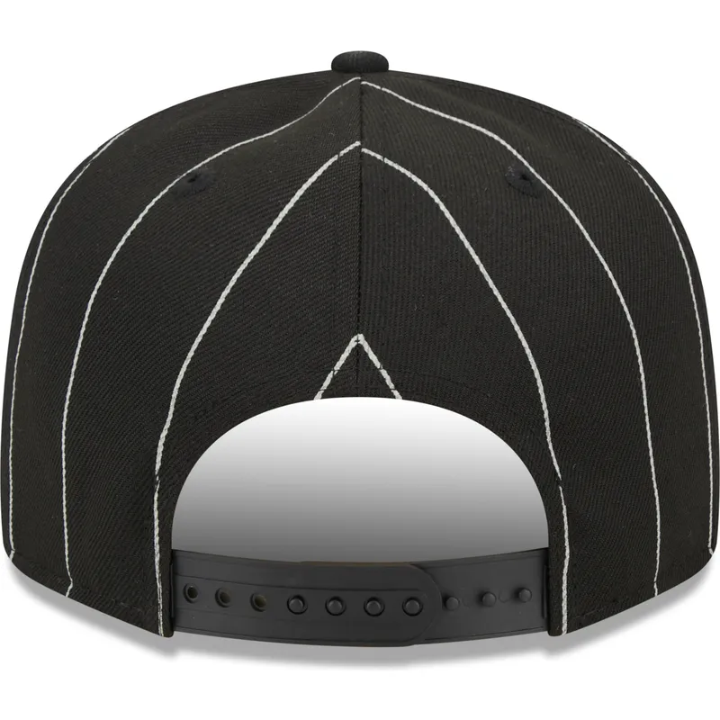 epci-plata-negru-snapback-9fifty-pinstripe-visor-clip-de-chicago-white-sox-mlb-de-new-era