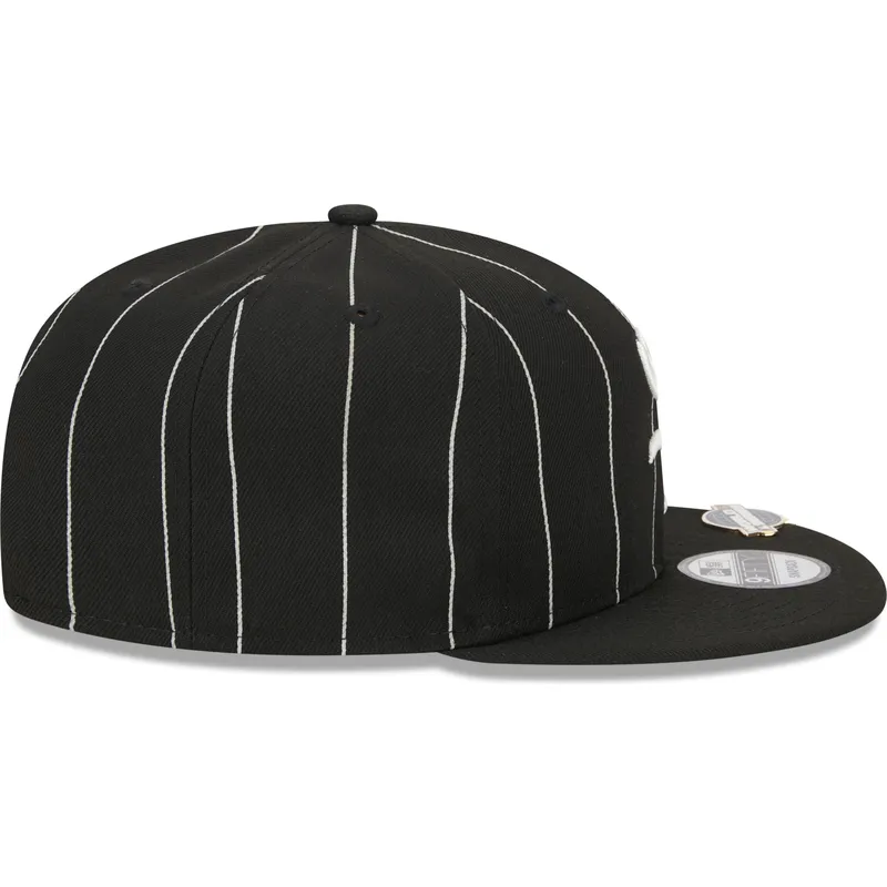 epci-plata-negru-snapback-9fifty-pinstripe-visor-clip-de-chicago-white-sox-mlb-de-new-era