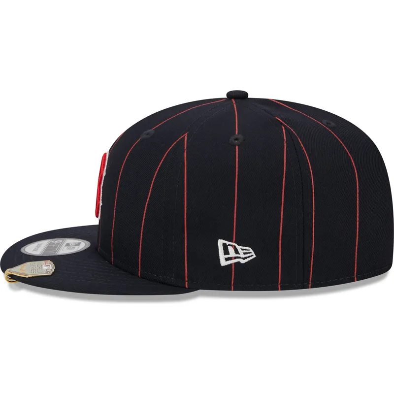 epci-plata-bleumarin-snapback-9fifty-pinstripe-visor-clip-de-boston-red-sox-mlb-de-new-era