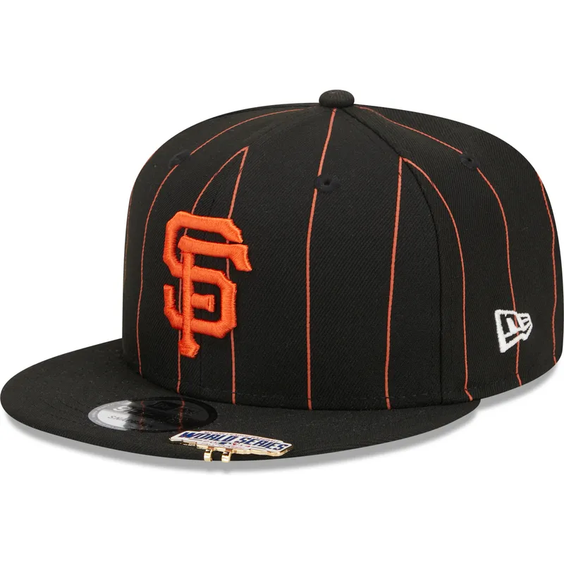 epci-plata-negru-snapback-9fifty-pinstripe-visor-clip-de-san-francisco-giants-mlb-de-new-era
