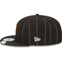 san-francisco-giants-mlb-new-era-svart-snapback-9fifty-keps-med-platt-skarm-och-nalrandig-skarmklamma