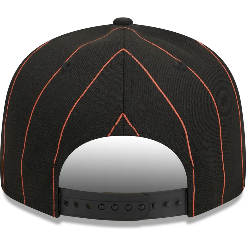 epci-plata-negru-snapback-9fifty-pinstripe-visor-clip-de-san-francisco-giants-mlb-de-new-era