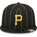 epci-plata-negru-snapback-9fifty-pinstripe-visor-clip-de-pittsburgh-pirates-mlb-de-new-era