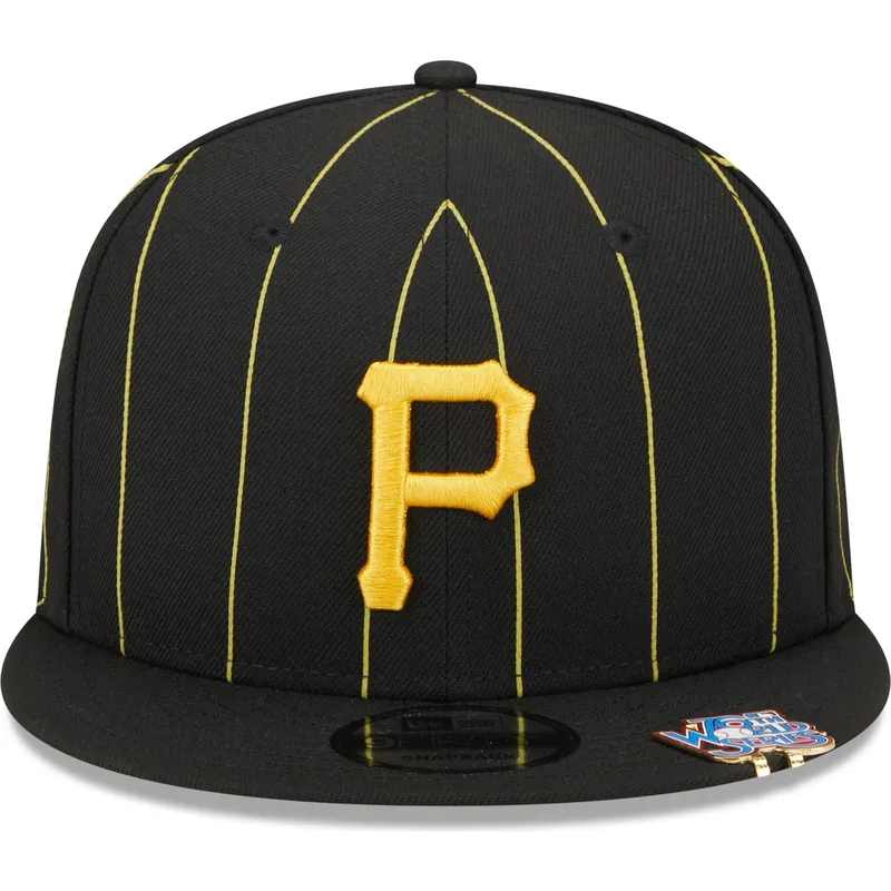 epci-plata-negru-snapback-9fifty-pinstripe-visor-clip-de-pittsburgh-pirates-mlb-de-new-era