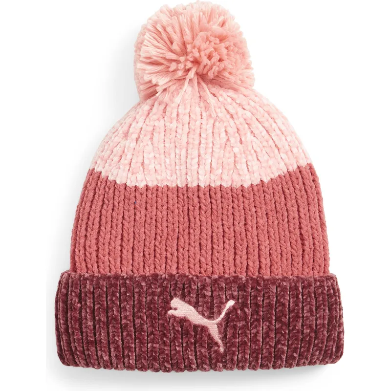 caciuli-curbata-pompon-rou-rosa-de-puma caciuli-curbata-pompon-rou-rosa-de-puma