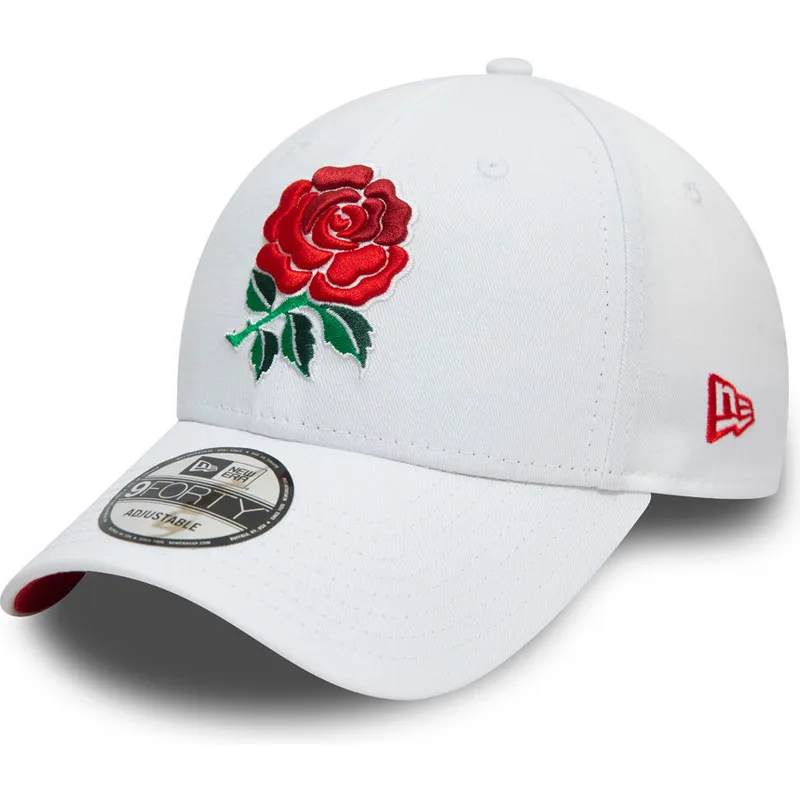 epci-curbata-alb-reglabila-9forty-core-de-england-rugby-rfu-de-new-era