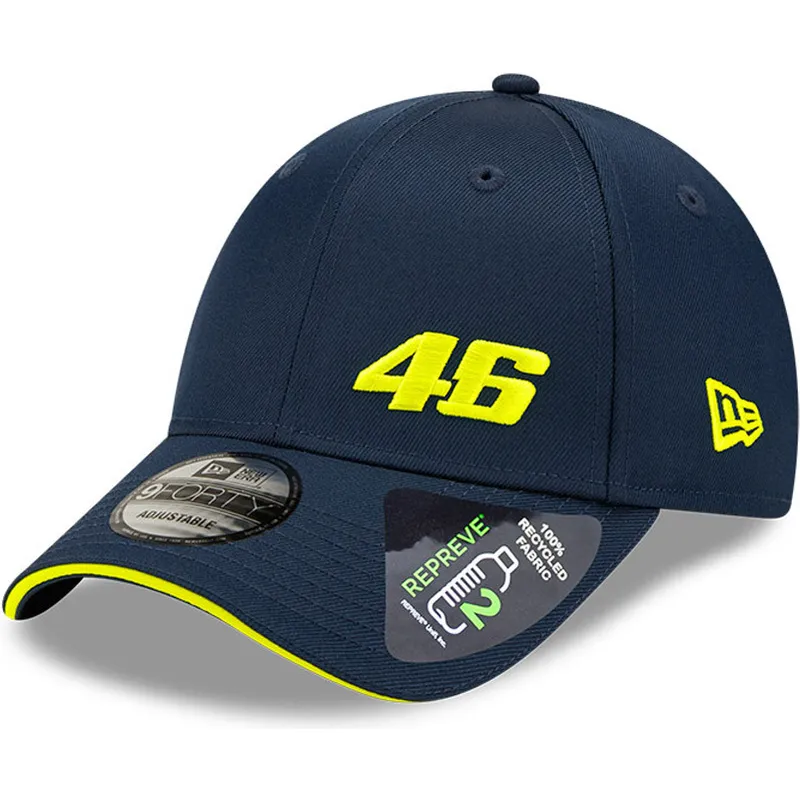epci-curbata-bleumarin-reglabila-9forty-repreve-flawless-de-valentino-rossi-vr46-motogp-de-new-era