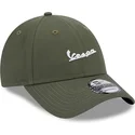 casquette-courbee-verte-ajustable-9forty-seasonal-vespa-piaggio-new-era