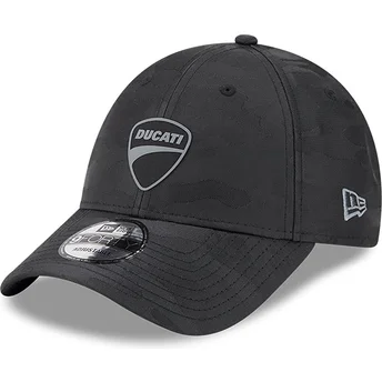 Casquette courbée camouflage noire ajustable 9FORTY Ducati Motor MotoGP New Era